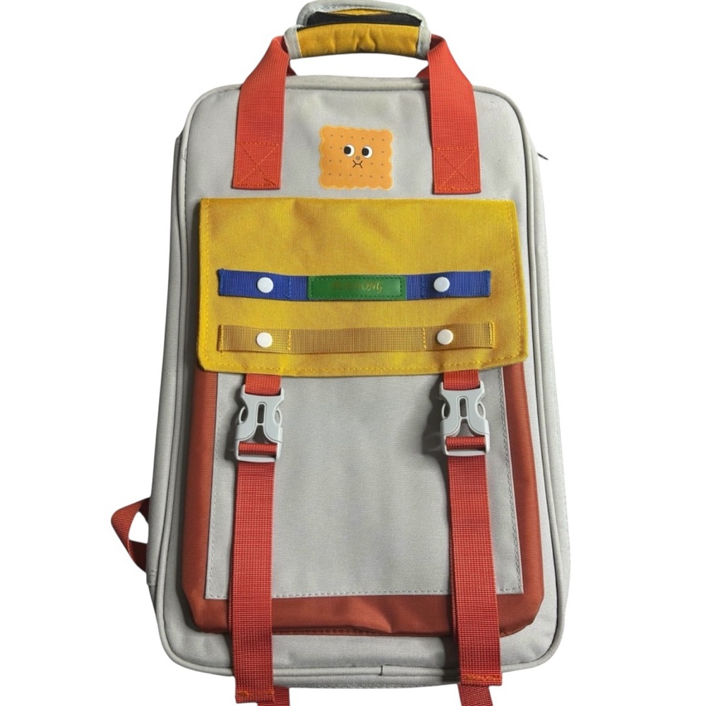 Cute Yuedong‎ Kids Backpack Cartoon Robot Design with Mini Toast Coin Pouch
